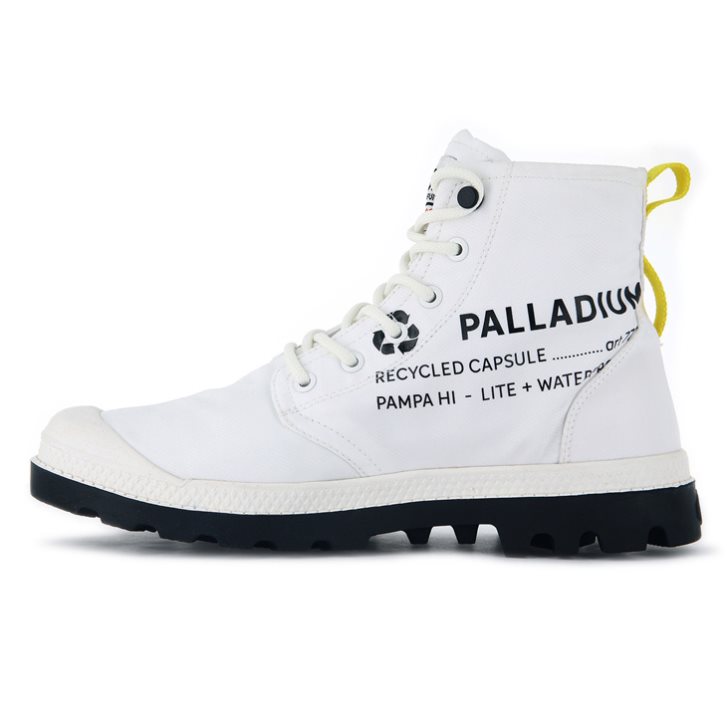 Bottes Palladium Pampa Recycle Imperméables+ 2 Femme Blanche | FR LKT518Y